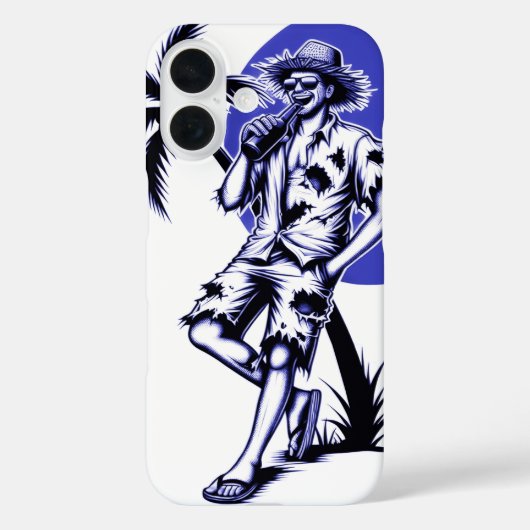 Prost unter Palmen im Urlaub Case-Mate iPhoneケース (裏面)