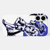 Prost unter Palmen im Urlaub Case-Mate iPhoneケース (裏面 (横))