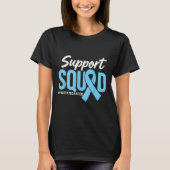 Prostate Cancer Awareness Support Squad Light Blue Tシャツ (正面)