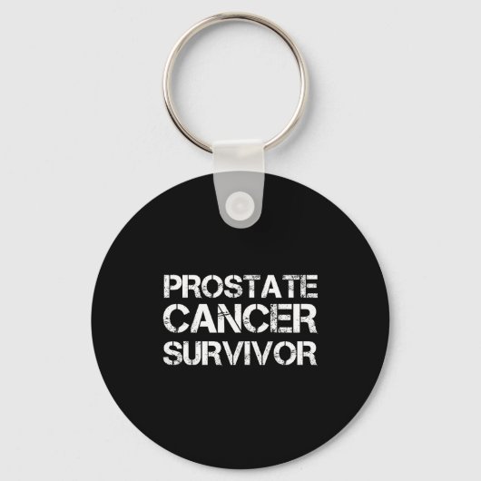 Prostate Cancer Survivor For Prostate Cancer Aware キーホルダー (正面)