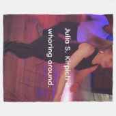 Prostitute Julia S. Kirpich Fleece Blanket フリースブランケット (正面(横))