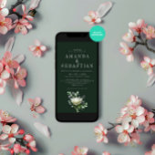 Proteaの冬の花束 ウェディング 招待状