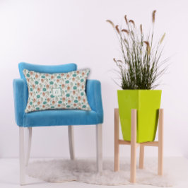 Protea Flower Desert Floral beige Pattern  アクセントクッション