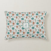 Protea Flower Desert Floral beige Pattern アクセントクッション (正面)