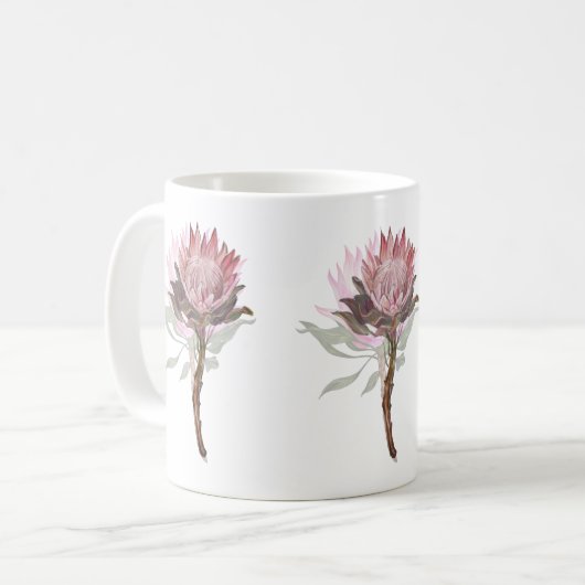 protea flowers コーヒーマグカップ (正面左)
