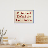 Protect and Defend the Constitution ポスター (キッチン)