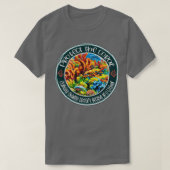 Protect coral reef Undersea climate change renewab Tシャツ (デザイン正面)