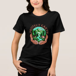 Protect Earth Nature T-Shirt トライブレンドＴシャツ