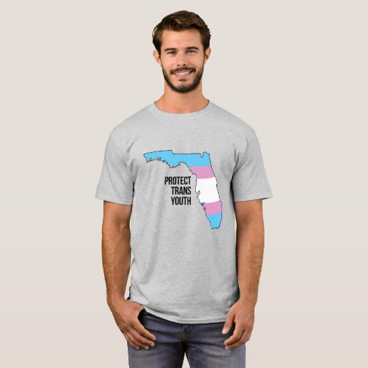 Protect Florida Trans Youth Tシャツ (正面フル)