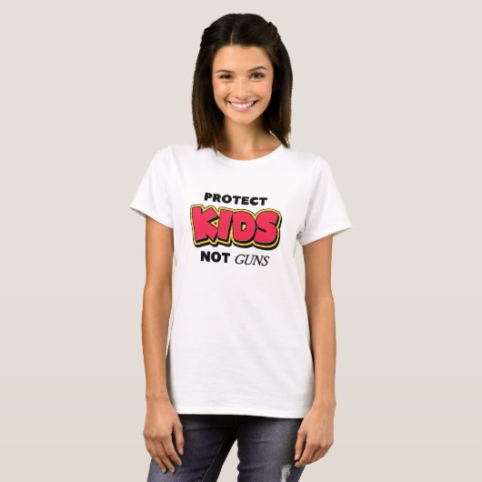 Protect Kids Not Guns Activism Tシャツ (正面フル)