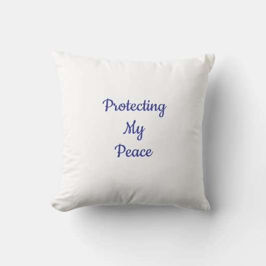 Protect My Peace Pillow クッション (正面)