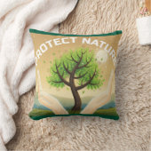 Protect Nature - Mystical Tree of Life Design クッション (ブランケット)