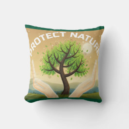 Protect Nature - Mystical Tree of Life Design クッション