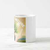 Protect Nature - Mystical Tree of Life Design コーヒーマグカップ (中央)