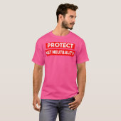Protect Net Neutrality Save The Internet Privacy Tシャツ (正面フル)