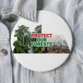 Protect our forest  缶バッジ (インサイチュ)