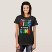 Protect Our Kids Not Gun End Gun Violence Tシャツ (正面フル)