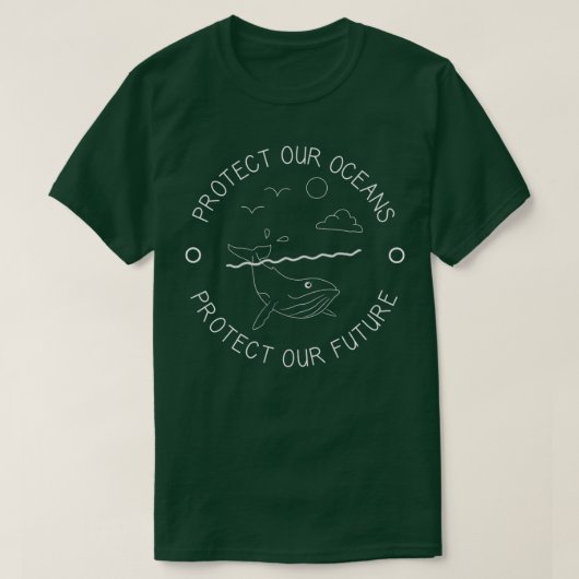 Protect Our Oceans Tシャツ (デザイン正面)