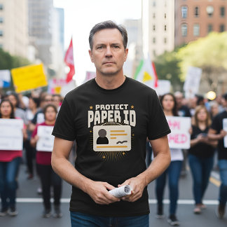Protect Paper ID - Identity Security Tシャツ