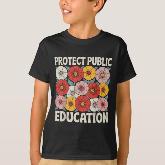 Protect Public Education  Tシャツ (正面)