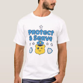 Protect & Serve – Everyday Community Hero Tシャツ (正面)