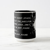 Protect The Executor - AI Agent ツートーンマグカップ (中央)