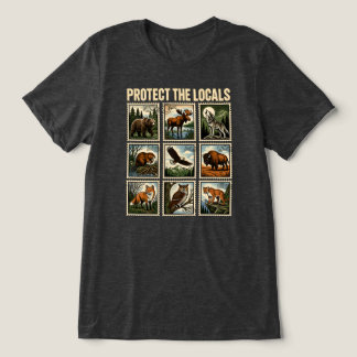 Protect The Locals スタンプ トライブレンドTシャツ