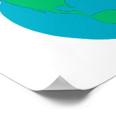 PROTECT THE PLANET SAVE EARTH Eco Green ポスター (角)