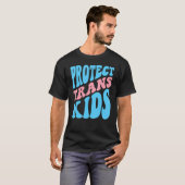 Protect Trans Kids Lgbt Equality Human Rights Tran Tシャツ (正面フル)