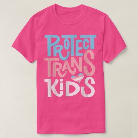 Protect Trans Kids - LGBT Pride T-Shirt Tシャツ (デザイン正面)