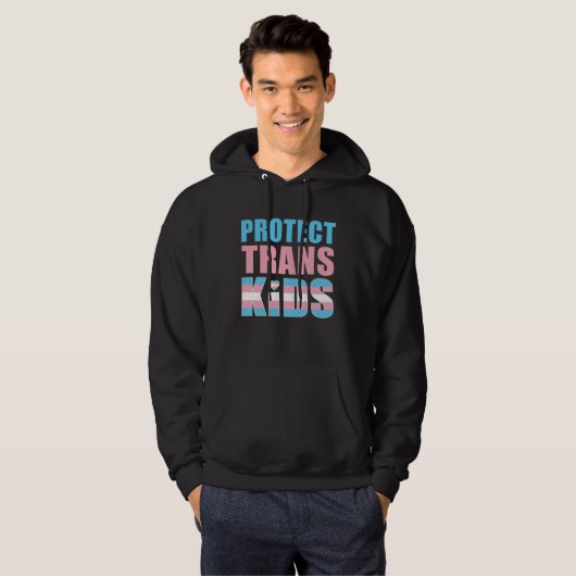 Protect Trans Kids LGBT Support パーカ (正面フル)