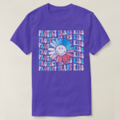 Protect Trans Kids LGBT Support, Transgender LGBT  Tシャツ (デザイン正面)