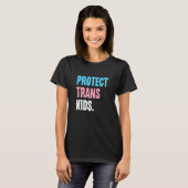 Protect Trans Kids Support Transgender Equality LG Tシャツ (正面フル)