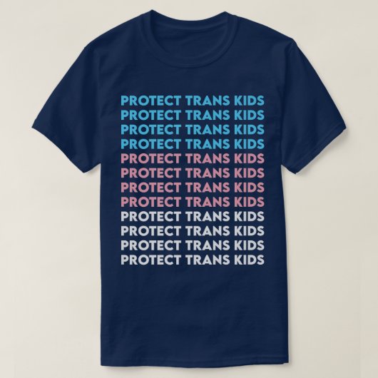 Protect Trans Kids Transgender LGBTI Trans Kids Ri Tシャツ (デザイン正面)