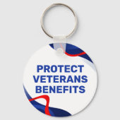 Protect Veterans Benefits Political キーホルダー (裏面)