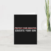 Protect Your Daughter, No Motivation Of Your Son  カード (正面)
