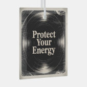 Protect Your Energy ガラスオーナメント (正面右)