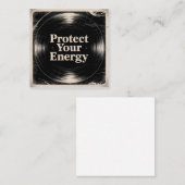 Protect Your Energy スクエア名刺 (正面/裏面)