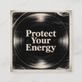 Protect Your Energy スクエア名刺 (正面)