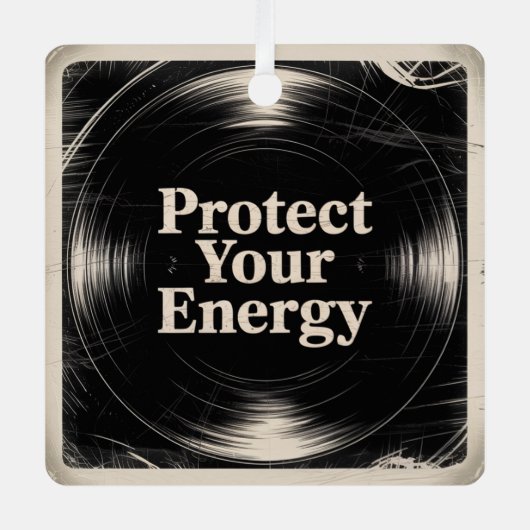 Protect Your Energy メタルオーナメント (正面)
