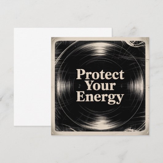 Protect Your Energy 招待状 (正面/裏面)