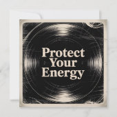 Protect Your Energy 招待状 (正面)