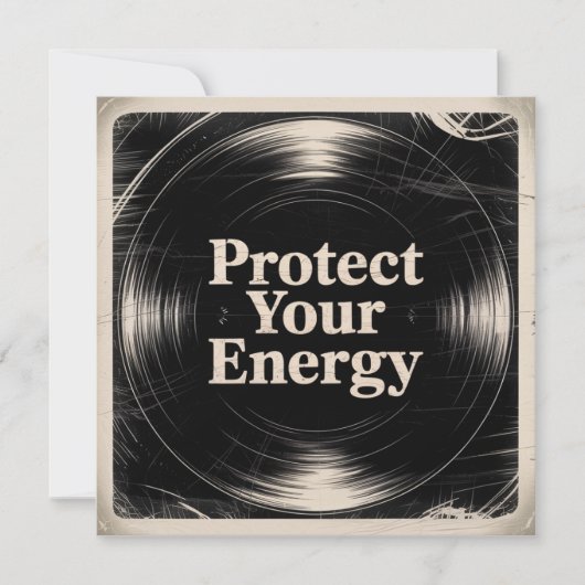 Protect Your Energy 招待状 (正面)