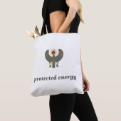 Protect Your Energy Horus Eye Egyptian Symbol Desi トートバッグ (クローズアップ)