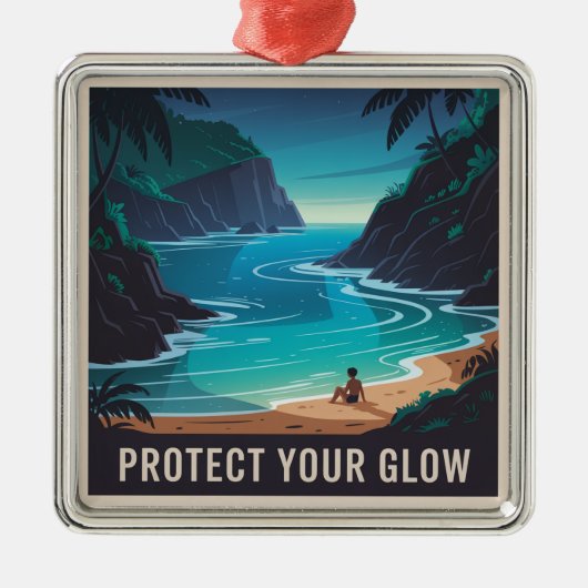 Protect Your Glow メタルオーナメント (正面)