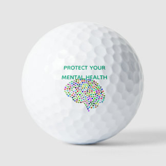 PROTECT YOUR MENTAL HEALTH VALUE GULF BALLS ゴルフボール