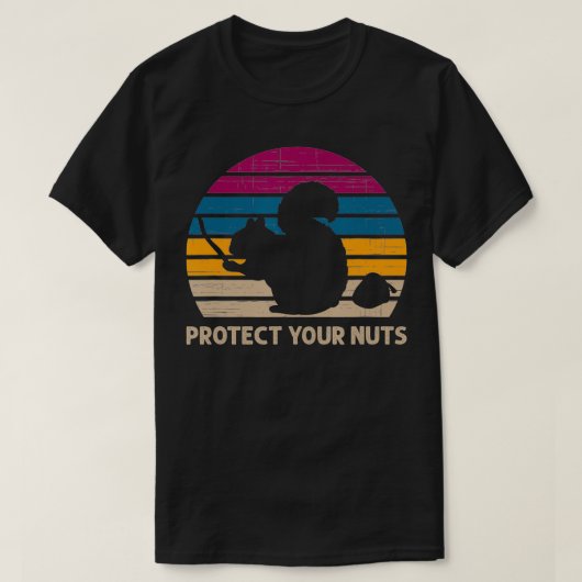 Protect Your Nuts Squirrel Tシャツ (デザイン正面)