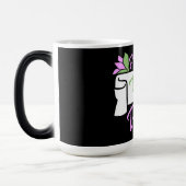 Protect Your Peace Mental Health Wellness Mindful モーフィングマグカップ (左)