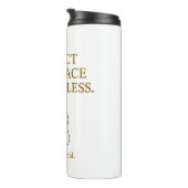 Protect Your Peace — Minimalist Self-Care Quote タンブラー (回転右)