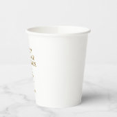 Protect Your Peace — Minimalist Self-Care Quote 紙コップ (左)